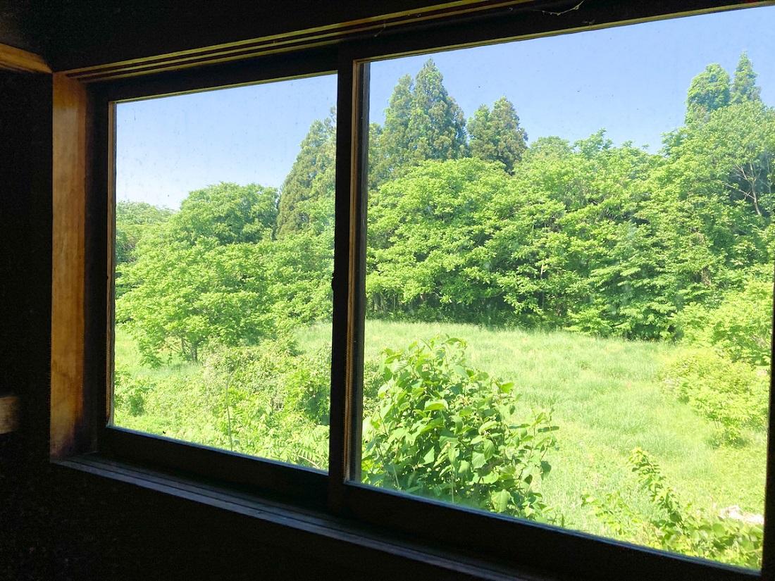 山形県山形市蔵王上野の売買物件/上物の2階の窓からの眺め